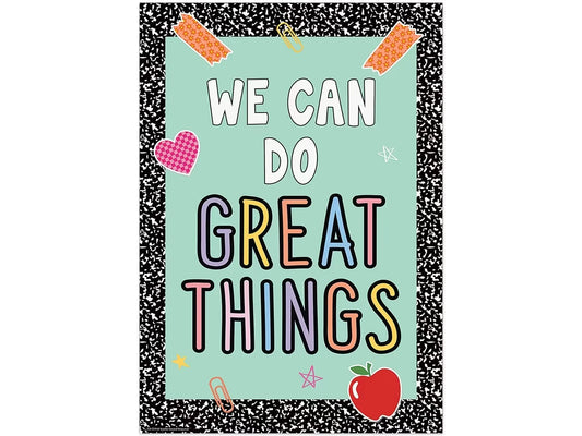 Cool for School We Can Do Great Things Poster - US 7009