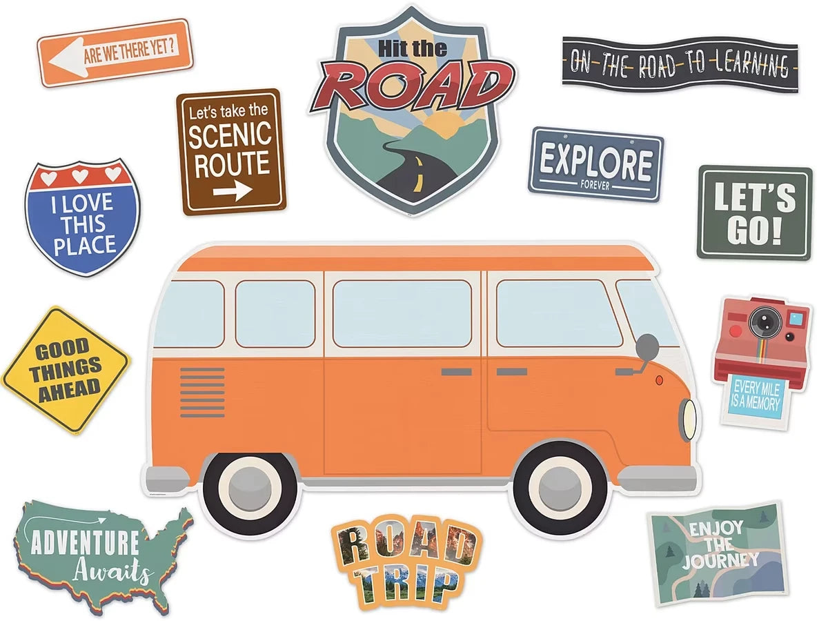 Moving Mountains Hit the Road Bulletin Board Set - US 6492