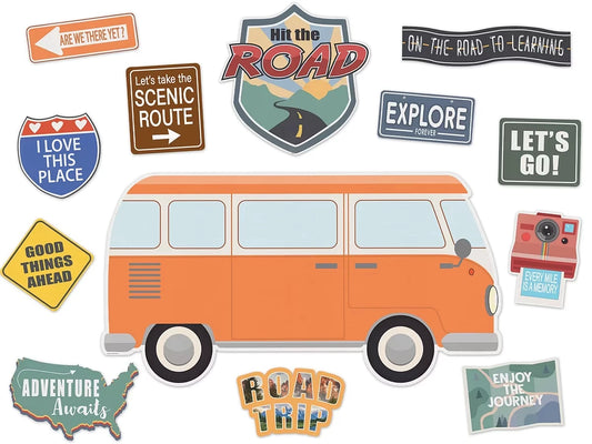 Moving Mountains Hit the Road Bulletin Board Set - US 6492