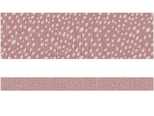 Classroom Cottage Rose Dot Border - US 8845