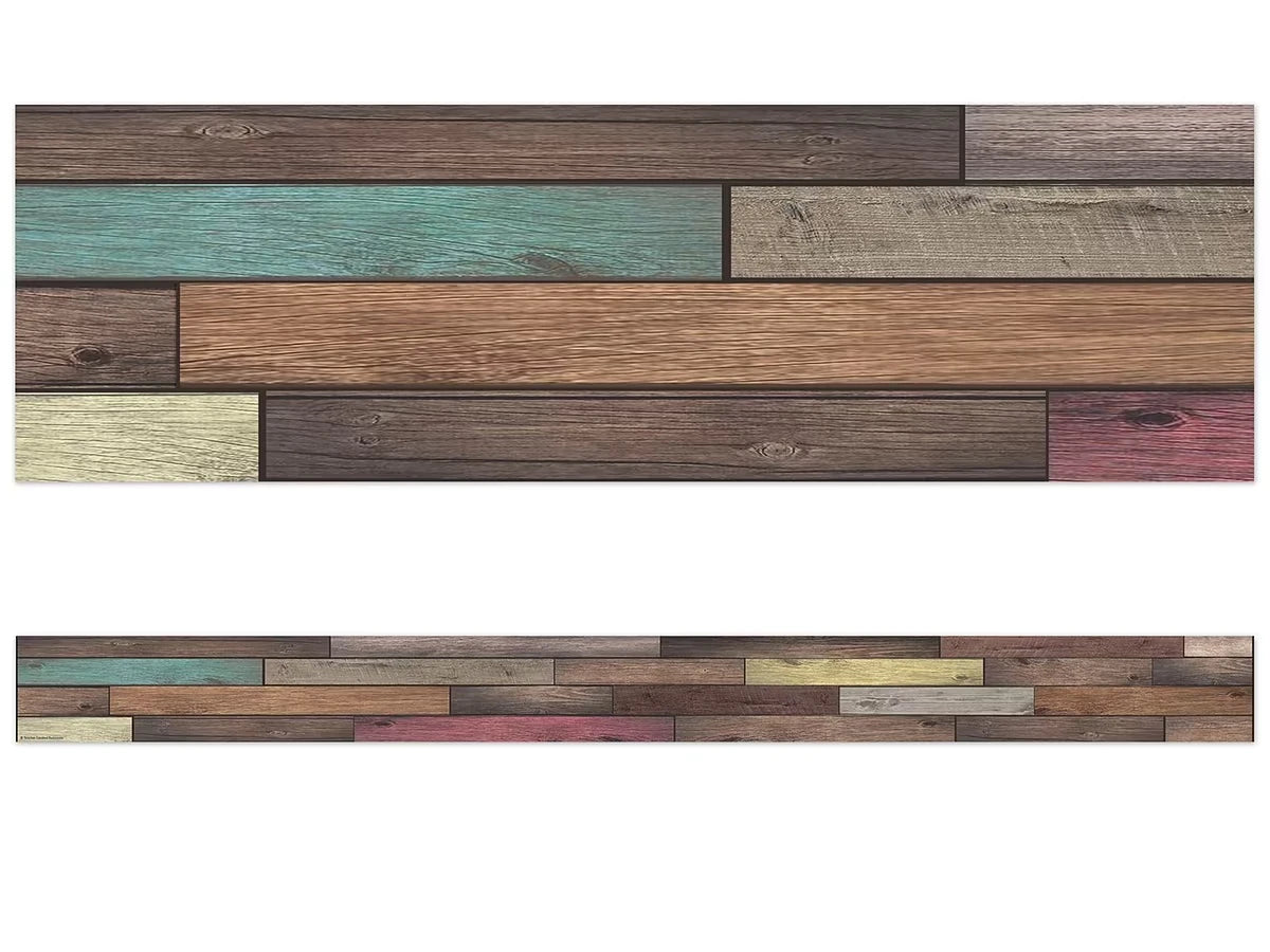 Home Sweet Classroom Reclaimed Wood Border - US 7499