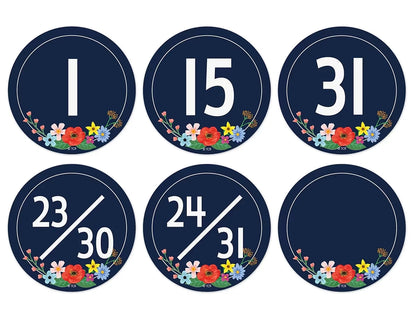 Wildflowers Calendar Mini Accents - US 9626