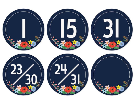 Wildflowers Calendar Mini Accents - US 9626