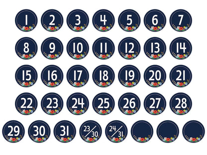 Wildflowers Calendar Mini Accents - US 9626