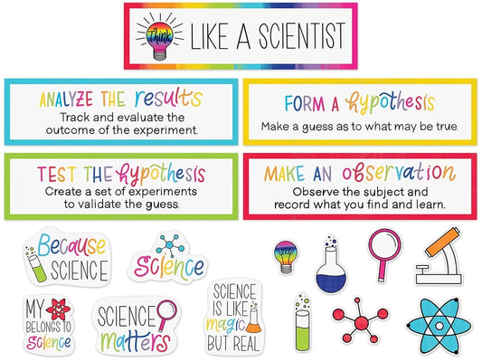 Light Bulb Moments Think Like a Scientist Bulletin Board Set - US 3879