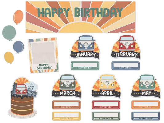 Moving Mountains Birthday Bulletin Board Set - US 8438