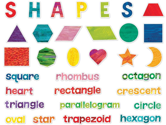 Eric Carle Shapes Bulletin Board Set - US 5495