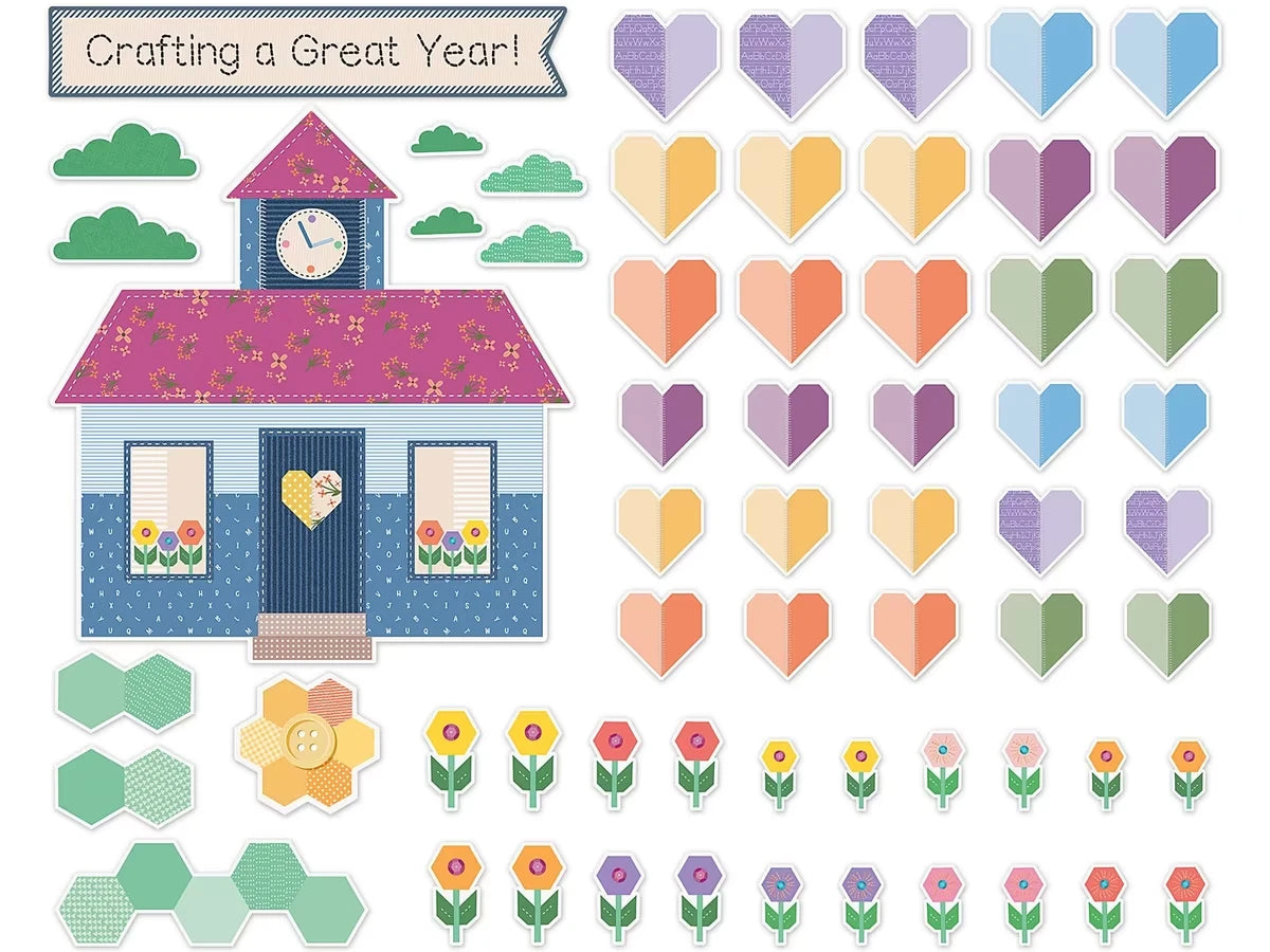 Crafty and Cool Crafting a Great Year Bulletin Board Set - US 6314