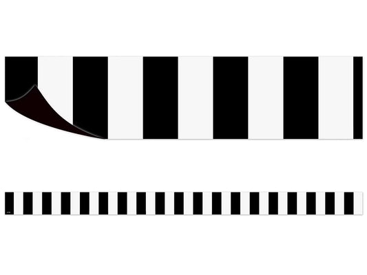 Black & White Striped Magnetic Border - US 2633