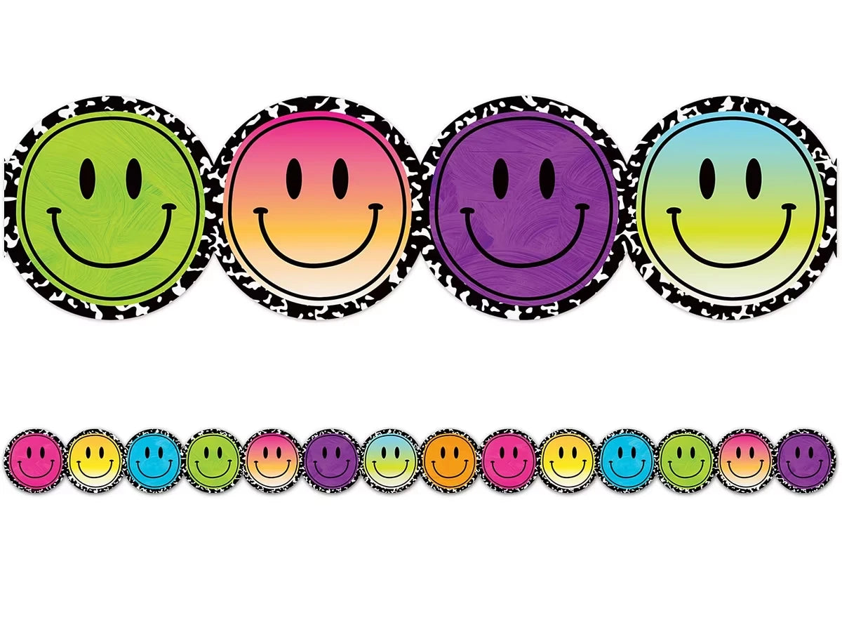Brights 4Ever Smiley Face Border - US 6791