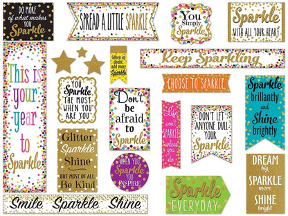 Confetti Sparkle & Shine Bulletin Board Set - US 2028
