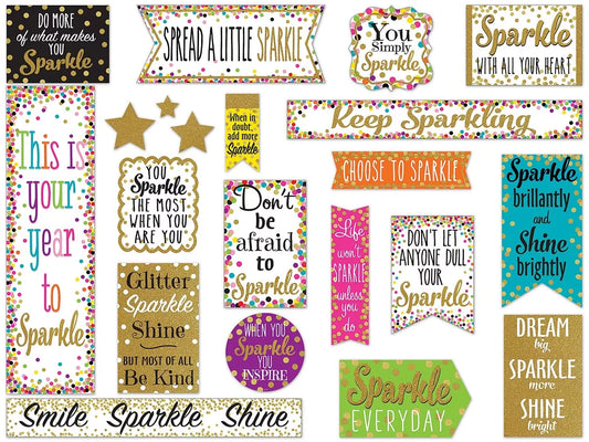 Confetti Sparkle & Shine Bulletin Board Set - US 2028