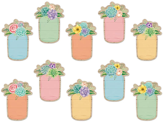 Rustic Bloom Mason Jar Accents - US 7704
