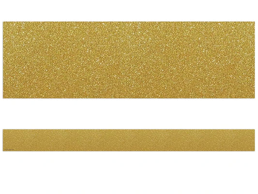 Confetti Gold Shimmer Border - US 5642