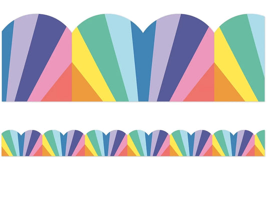 We Stick Together Rainbow Scalloped Border - US 6929