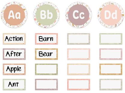 Terrazzo Tones Word Wall Bulletin Board Set - US 2681