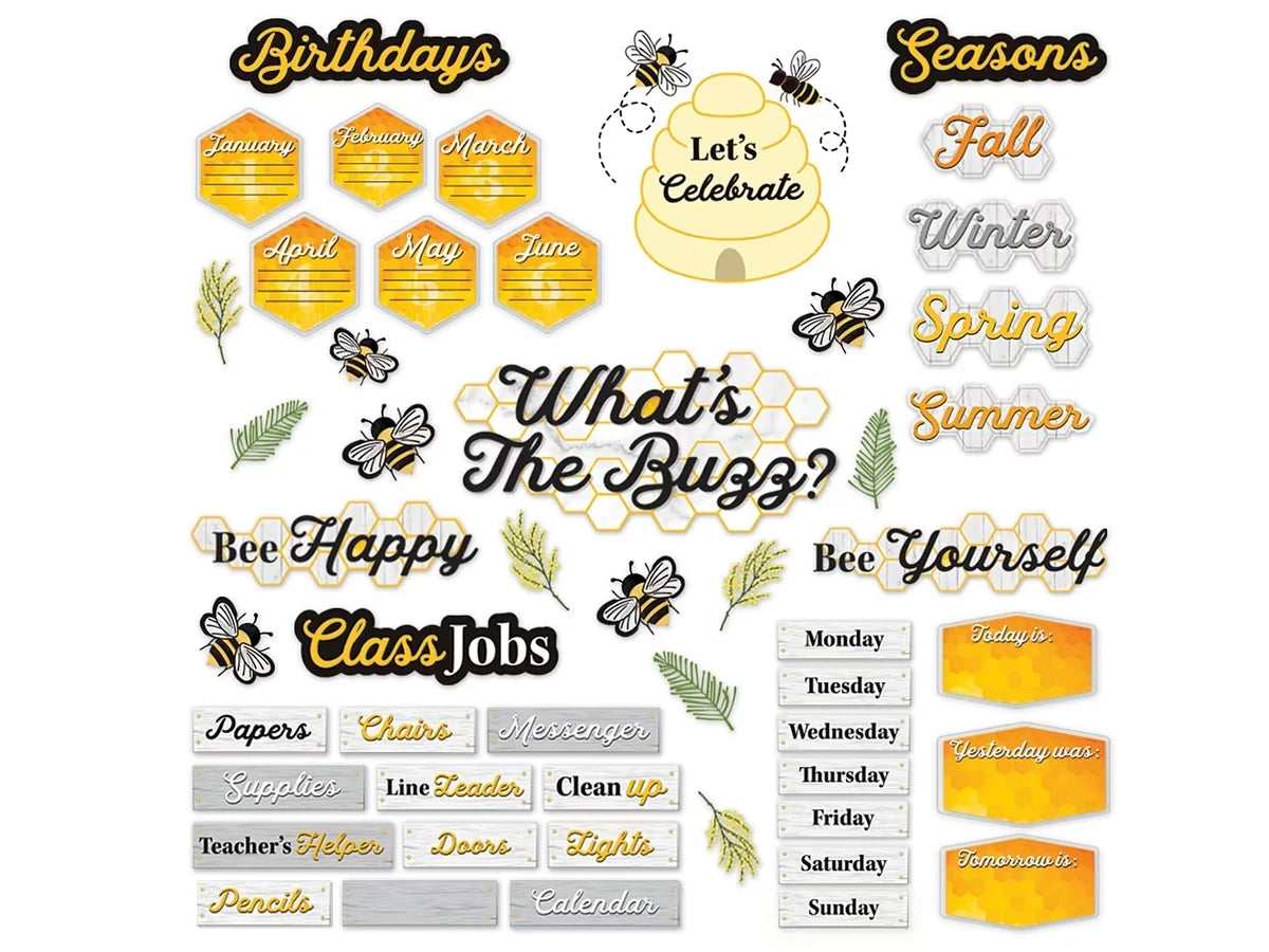 The Hive Classroom Organization Bulletin Board Set - US 1789