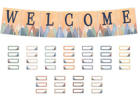 Moving Mountains Welcome Bulletin Board Set - US 3935