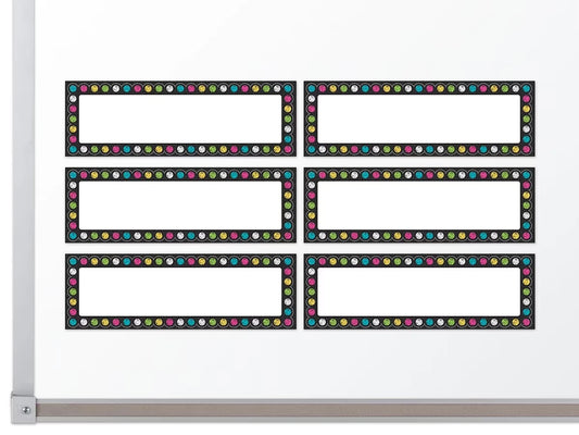 Chalkboard Brights Magnetic Write & Wipe Accents - US 9765