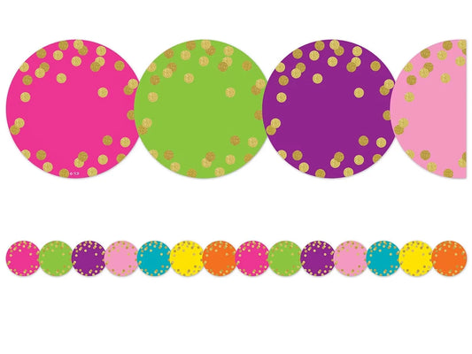 Confetti Circle Border - US 4941