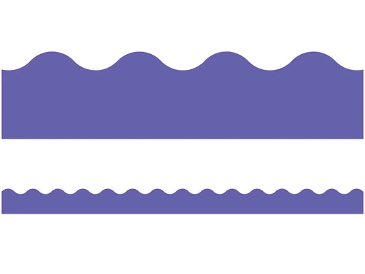 Purple Scalloped Border - US 5351