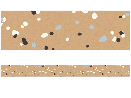 We Belong Speckled Kraft Paper Border - US 4841