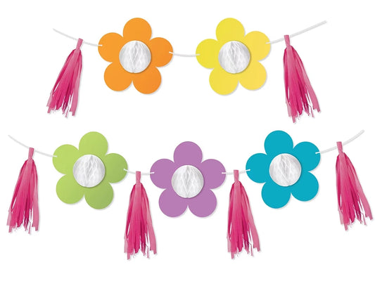 Retro Remix Flower and Tassel Accents - US 1585
