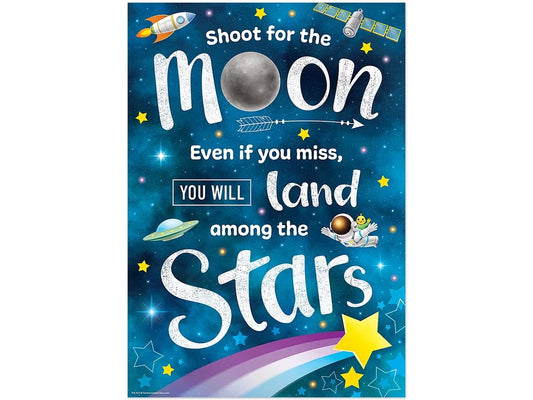 Outer Space Crew Shoot for the Moon Poster - US 1553