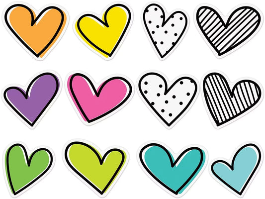 Kind Vibes Doodle Heart Accents - US 7957