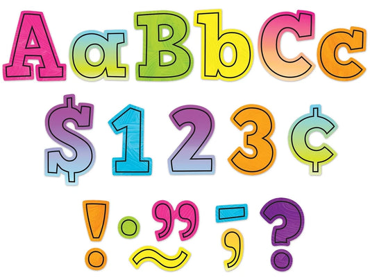 Brights 4Ever 4" Punch-Out Letters - US 6802