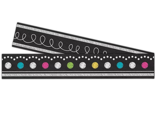 Chalkboard Brights Double-Sided Border - US 8822