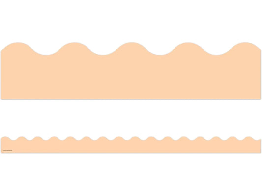 Pastel Pop Peach Scalloped Border - US 1729