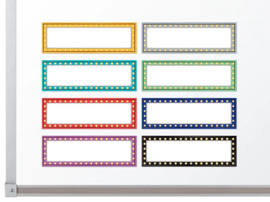 Marquee Magnetic Write & Wipe Accents - US 5496