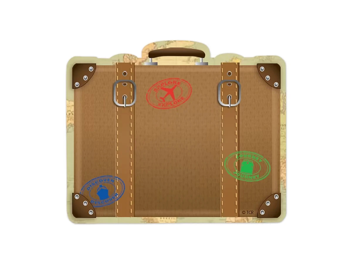 Travel the Map! Vintage Luggage Mini Accents - US 3802