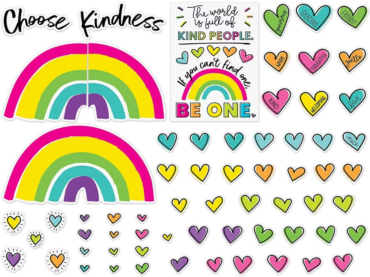 Kind Vibes Choose Kindness Bulletin Board Set - US 4882