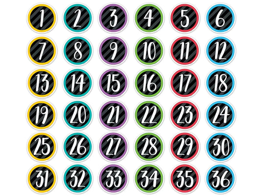 Bold & Bright Calendar Mini Accents - US 9393