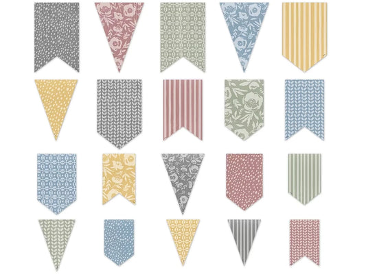 Classroom Cottage Pennant Accents - US 8736