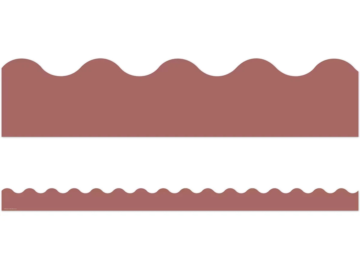 Wonderfully Wild Rose Scalloped Border - US 8991