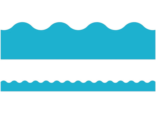 Sky Blue Scalloped Border - US 1107
