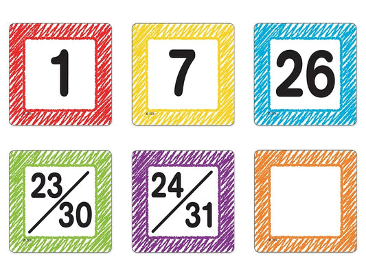 Scribble Calendar Mini Accents - US 5652