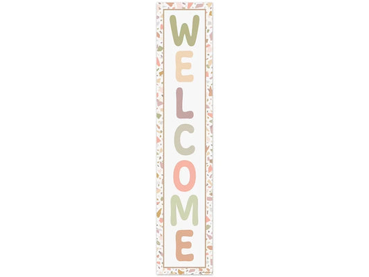 Terrazzo Tones Welcome Banner - US 1563