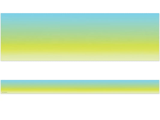 Brights 4Ever Aqua Lime Color Wash Border - US 4308