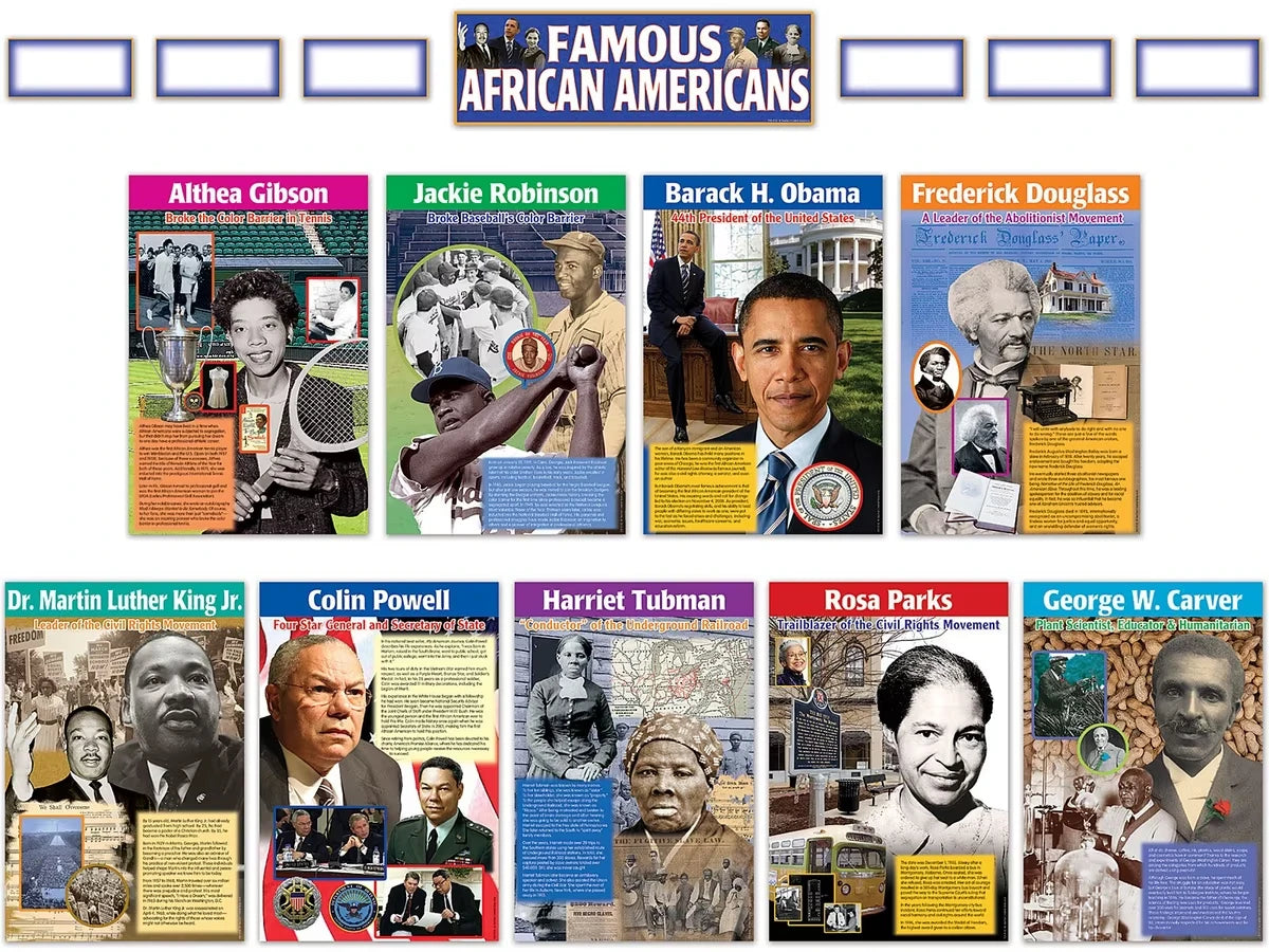 Famous African Americans Bulletin Board Set - US 2925