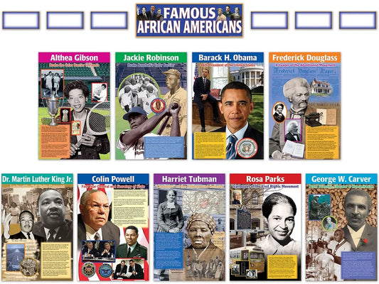 Famous African Americans Bulletin Board Set - US 2925