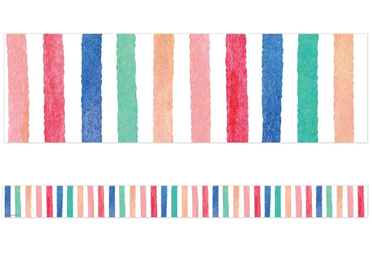 Watercolor Striped Border - US 1799