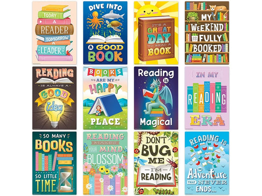 Reading Is Fun Small Motivational Poster Pack - US 3833