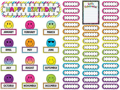 Brights 4Ever Birthday Bulletin Board Set - US 5699