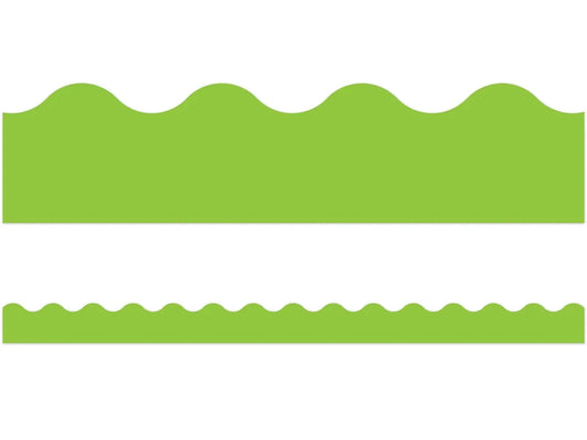Lime Green Scalloped Border - US 3483