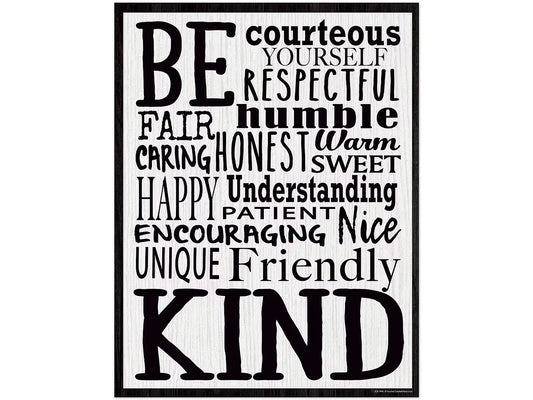 Modern Farmhouse Be Kind Poster - US 6898