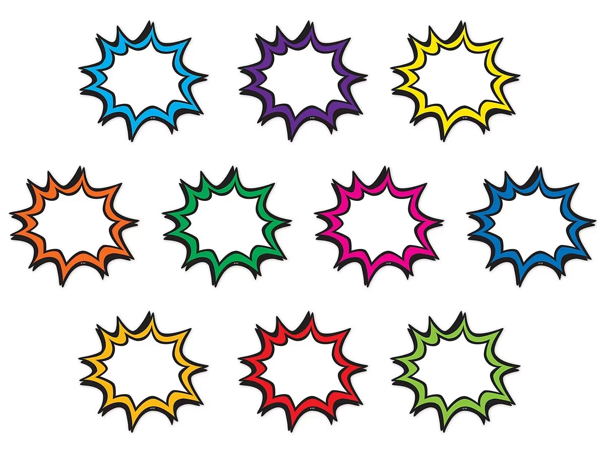 Superhero Burst Accents - US 4453